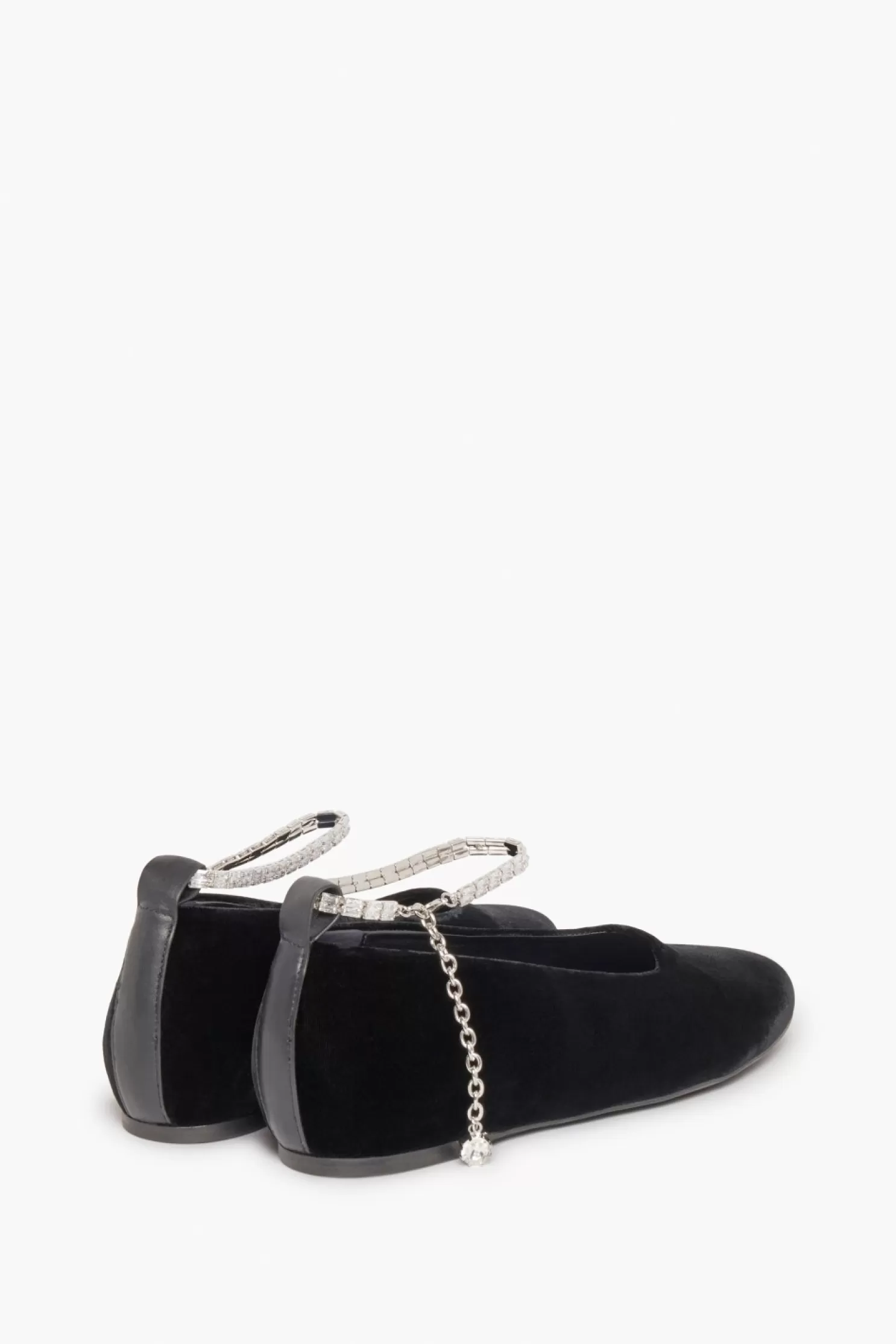 Flash Sale Sonia Rykiel Ballerines En Velours Noir A Bride Noir / Noir