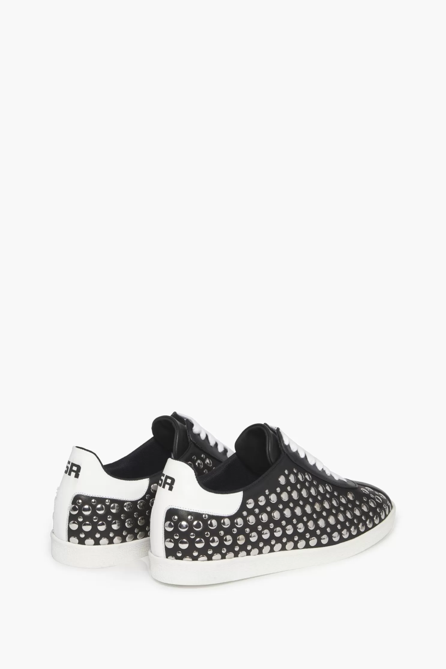 Sale Sonia Rykiel Baskets En Cuir A Clous Noir / Noir