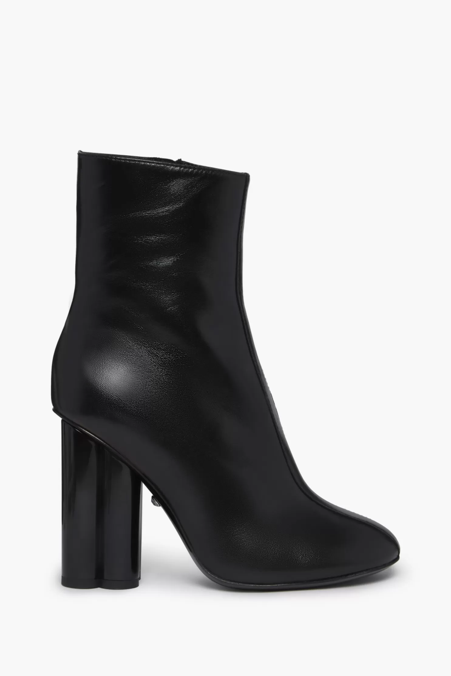 Best Sonia Rykiel Bottines En Cuir Metallise Noir Noir / Noir