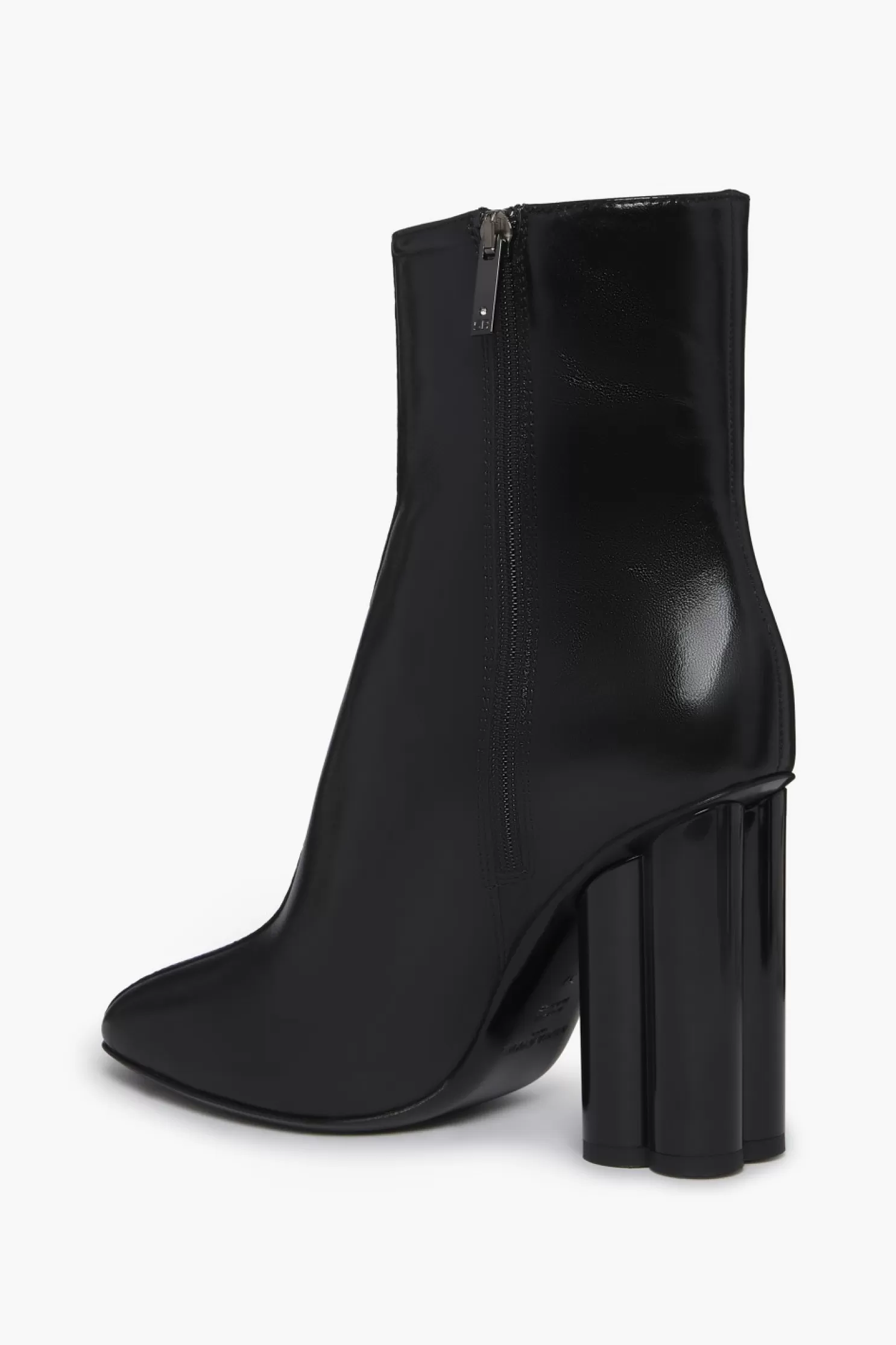 Best Sonia Rykiel Bottines En Cuir Metallise Noir Noir / Noir