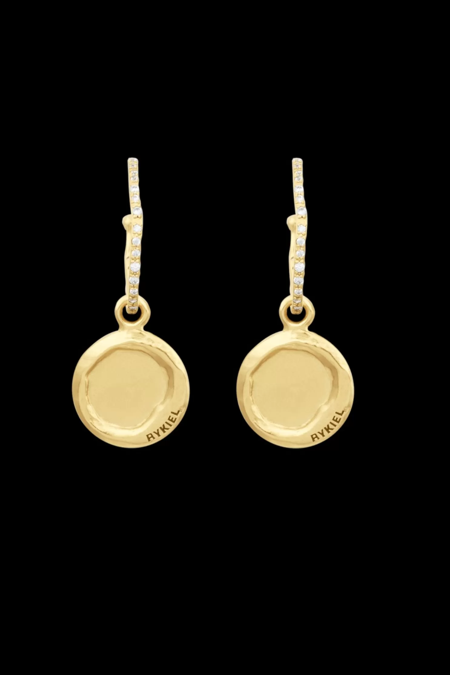 Best Sonia Rykiel Boucles D'Oreilles Golden Medals Rykiel Gold / Jaune