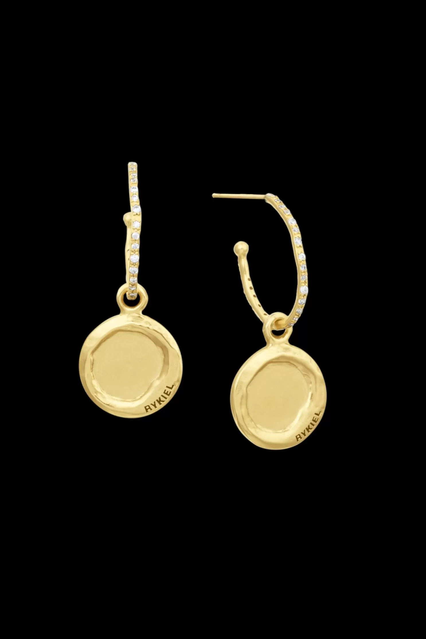 Best Sonia Rykiel Boucles D'Oreilles Golden Medals Rykiel Gold / Jaune