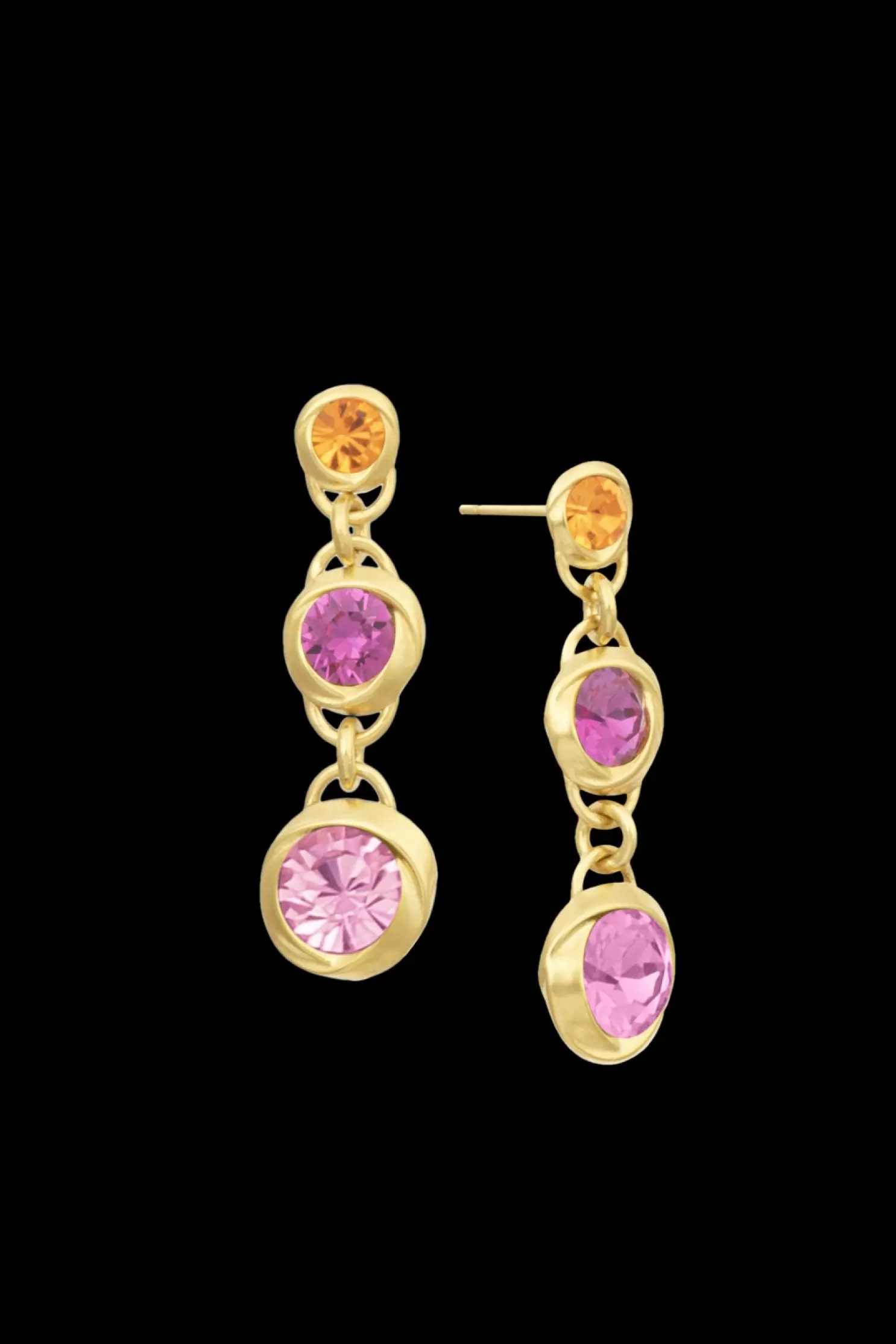 Clearance Sonia Rykiel Boucles D'Oreilles Vintage Ribbon Gold / Jaune