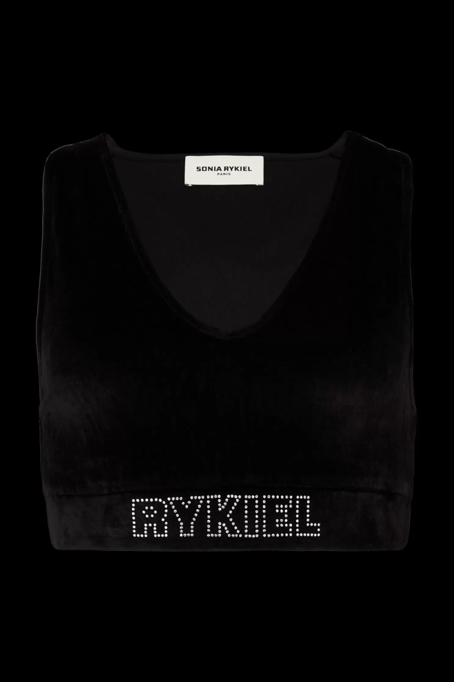 Clearance Sonia Rykiel Brassiere En Velours Noir / Noir