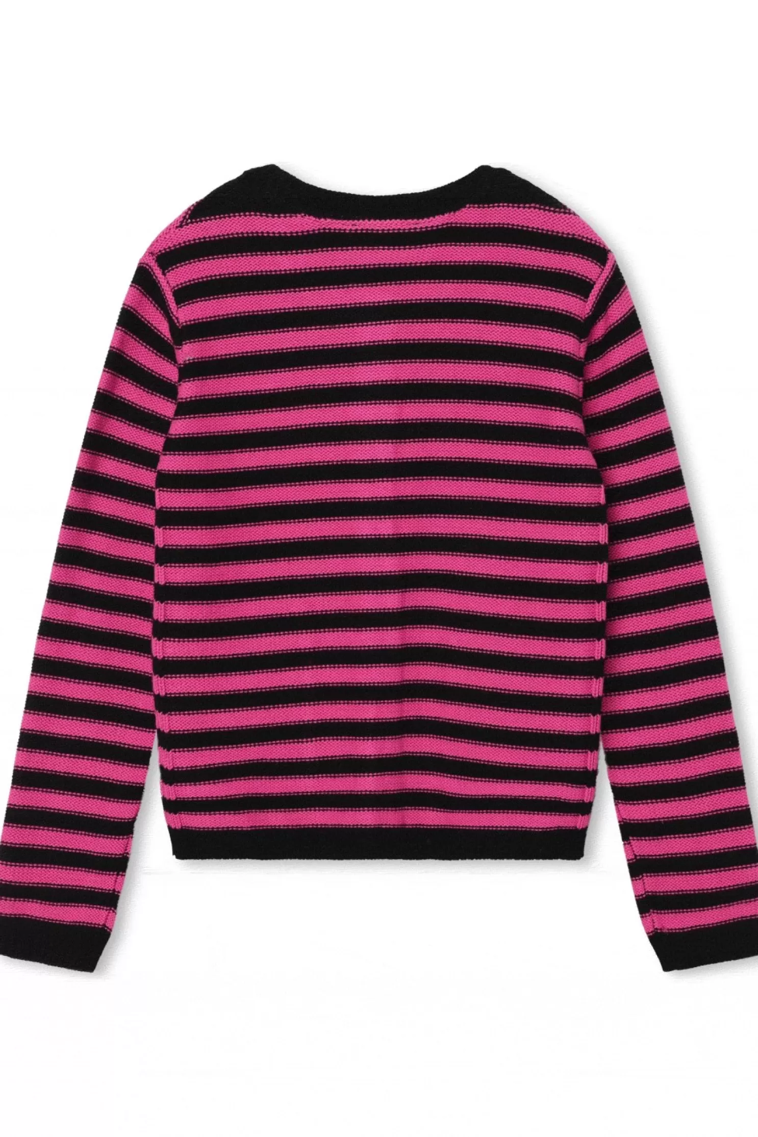 Cheap Sonia Rykiel Cardigan Tricot Raye Fuchsia / Violet