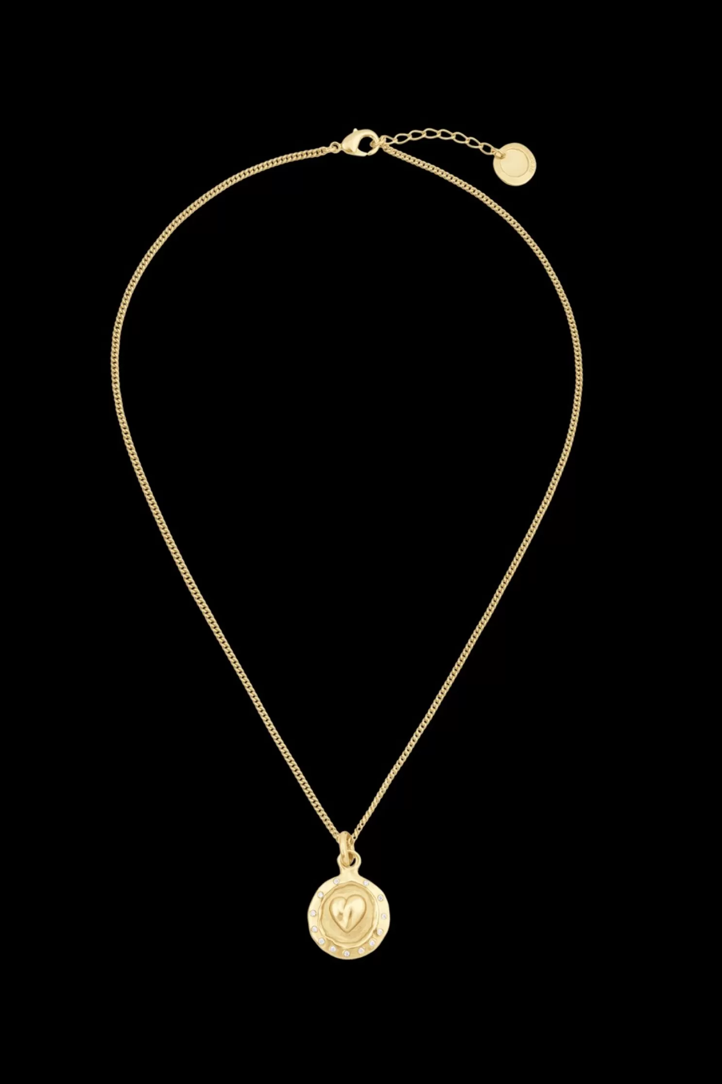 Sale Sonia Rykiel Collier Golden Medals Heart Gold / Jaune