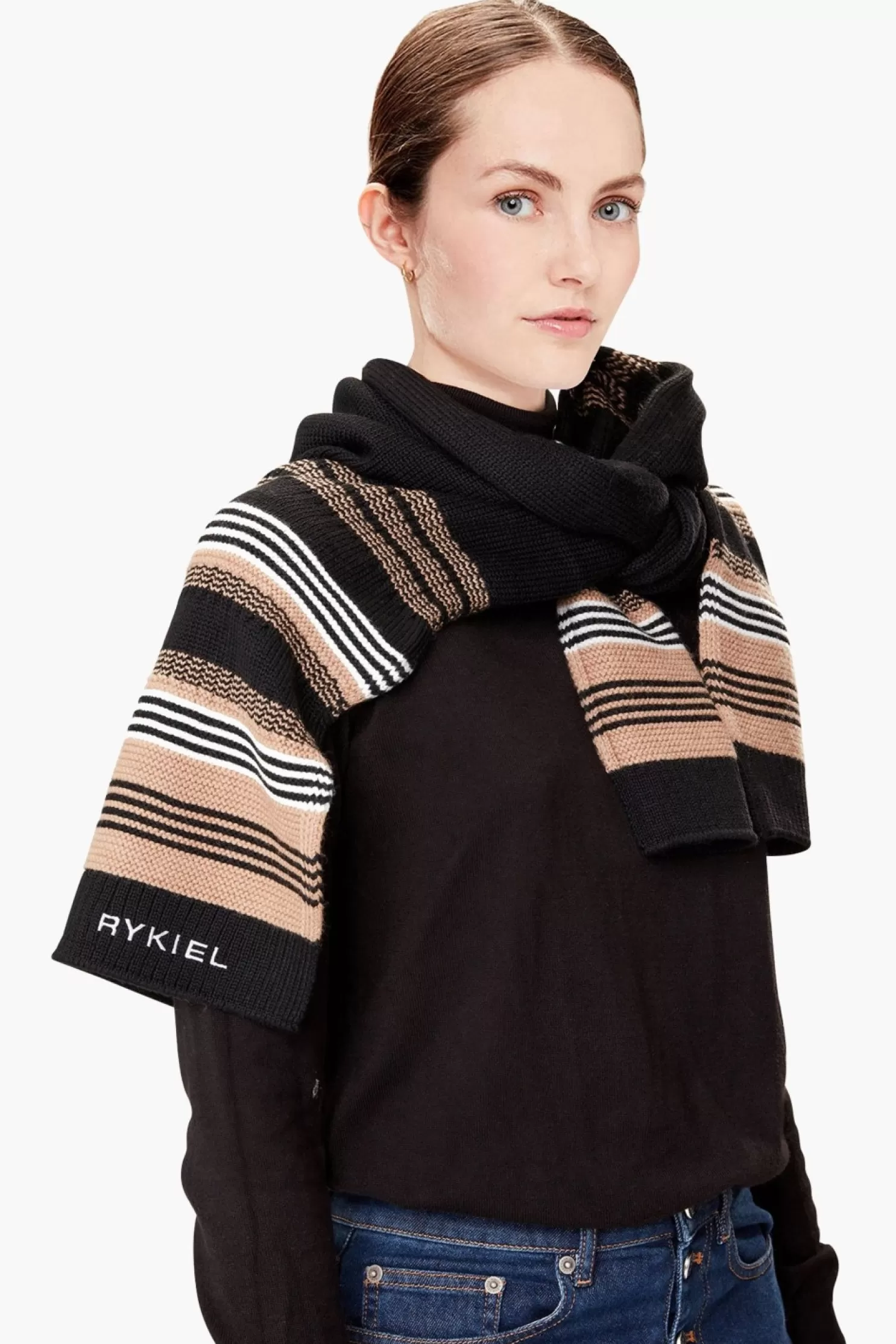 Best Sale Sonia Rykiel Demi-Pull Raye Lapis Multico Crea / Multi