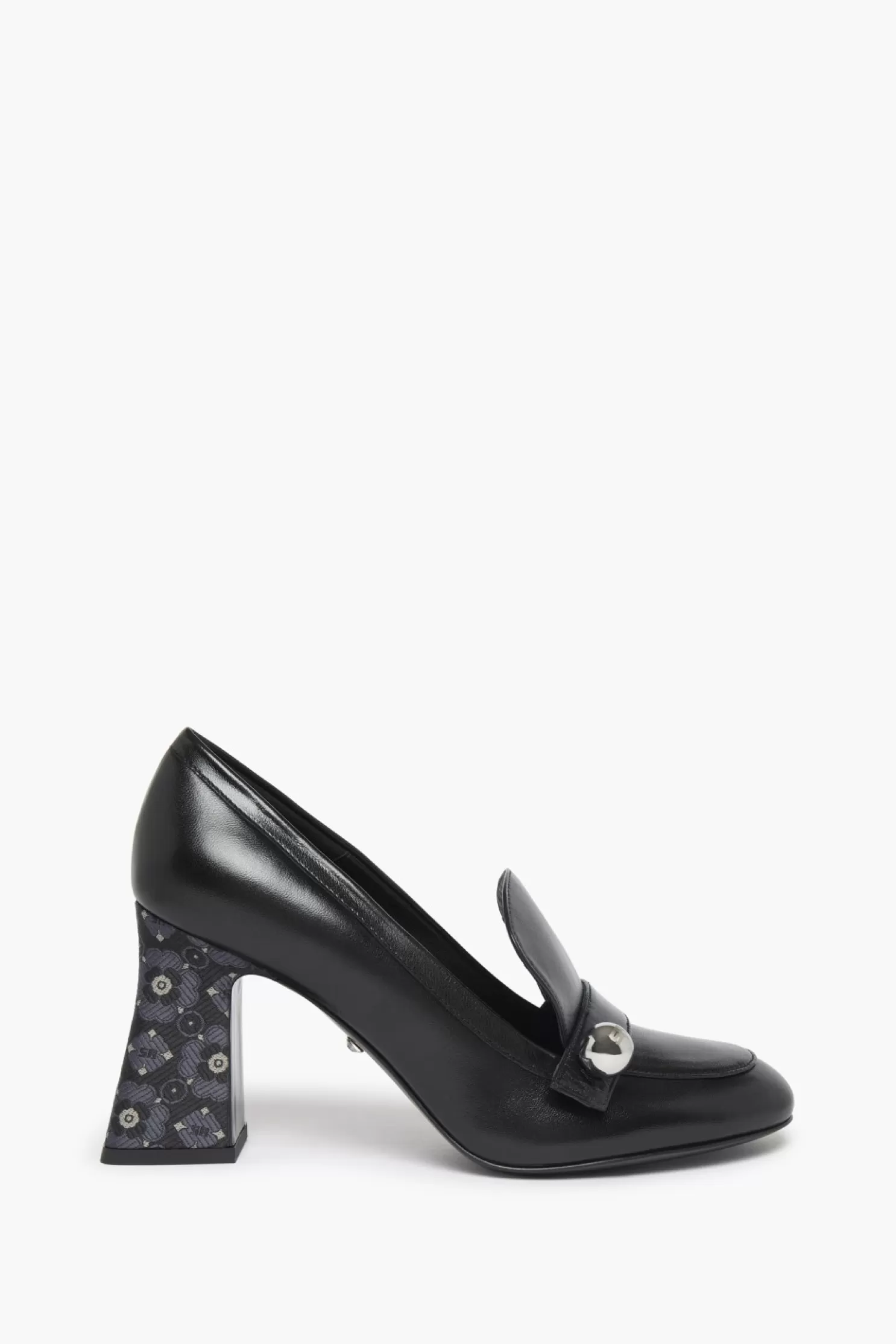 Cheap Sonia Rykiel Mocassins En Cuir Metallise Noir Noir / Noir