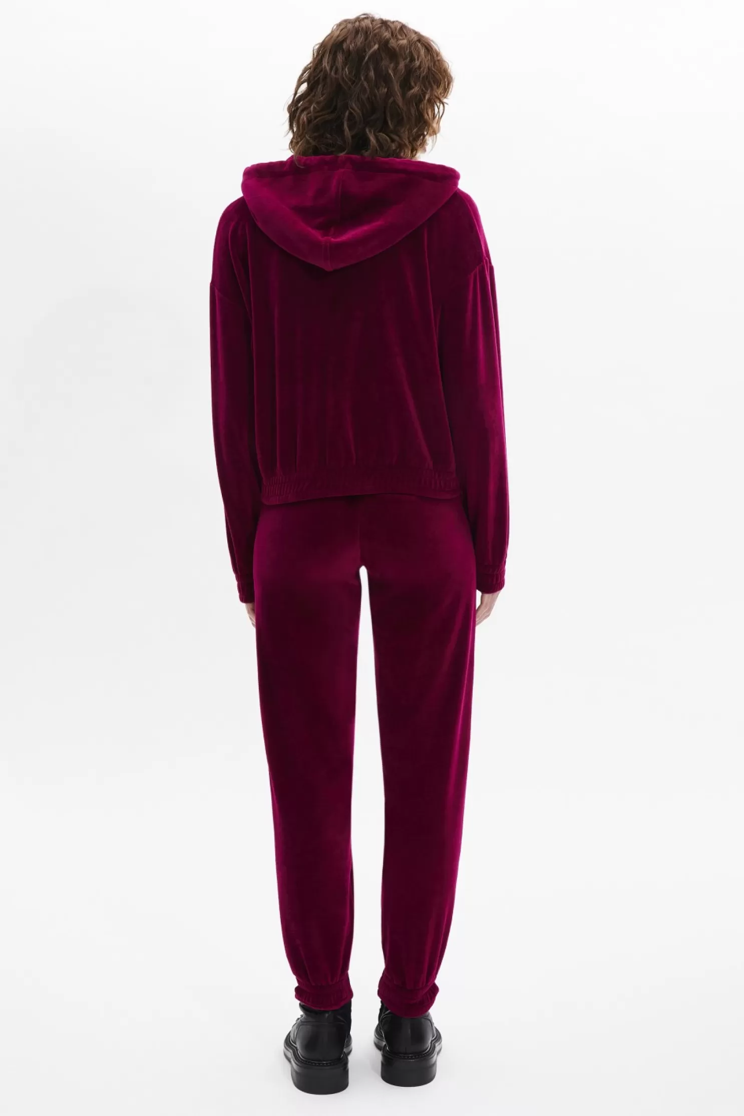 New Sonia Rykiel Pantalon De Jogging En Velours Framboise / Rose