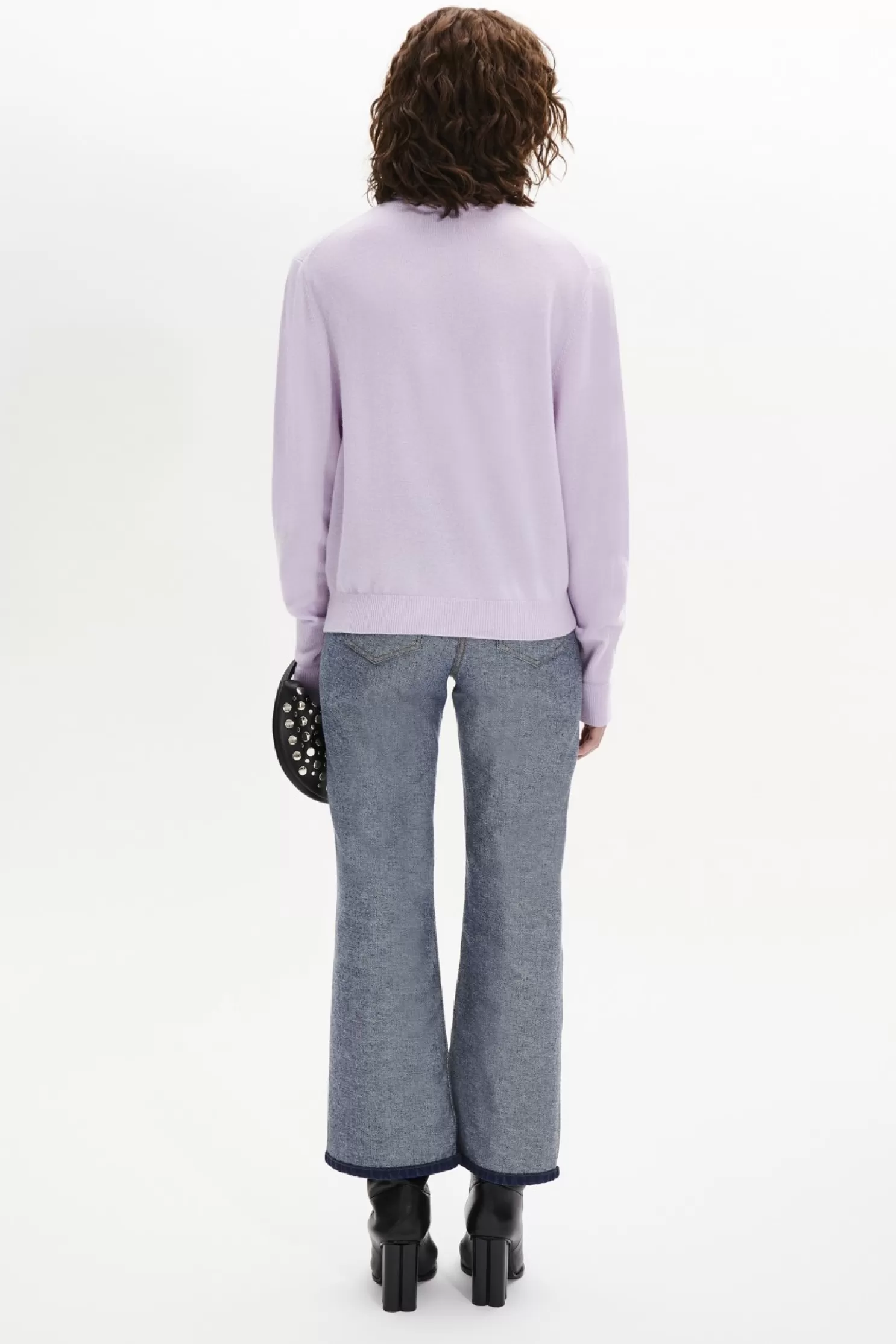 Cheap Sonia Rykiel Pull Col Roule A Manches Longues Lilas / Violet