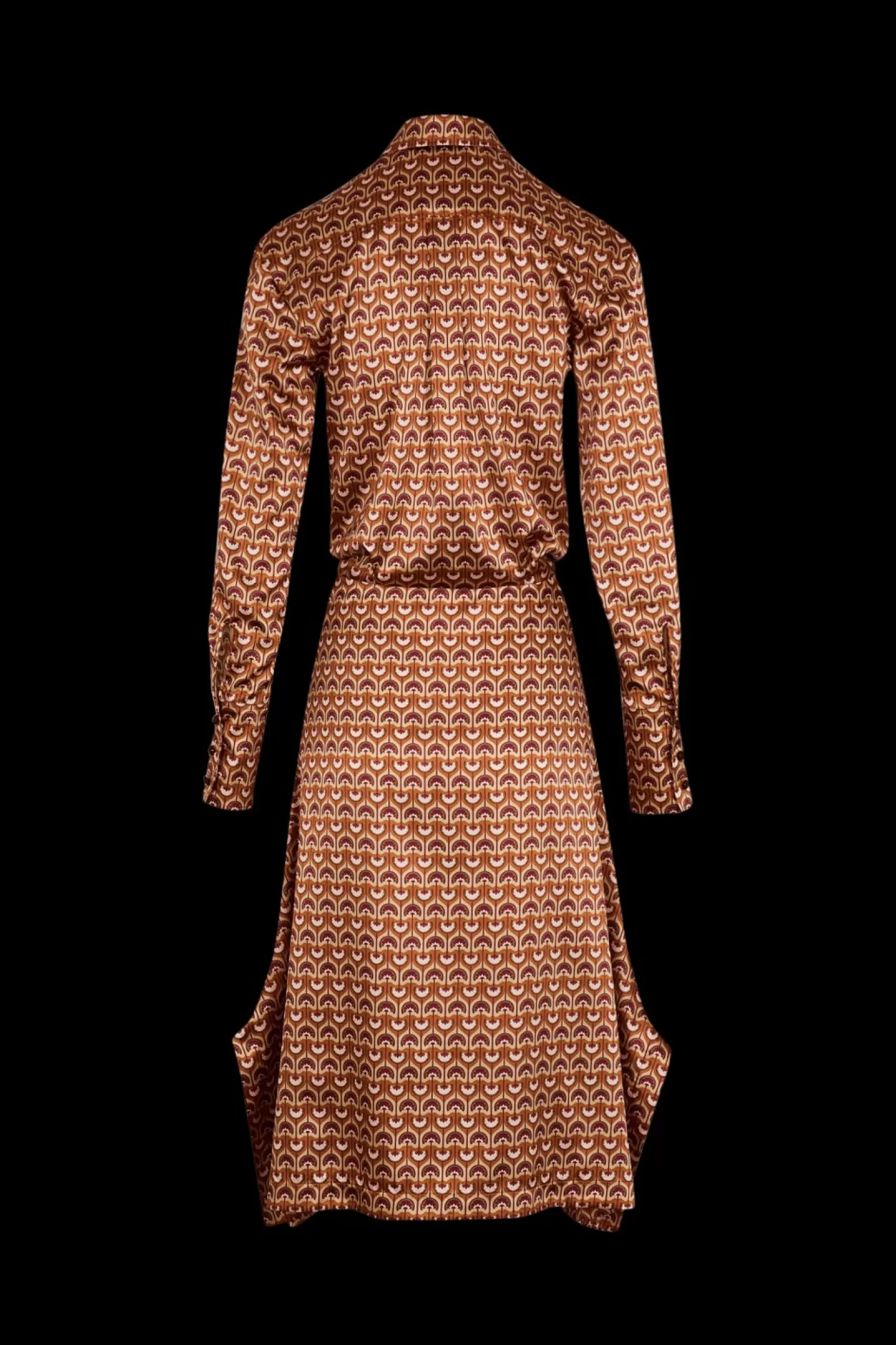 Cheap Sonia Rykiel Robe Midi A Quilles Motif Vintage Papyrus Rose / Rose