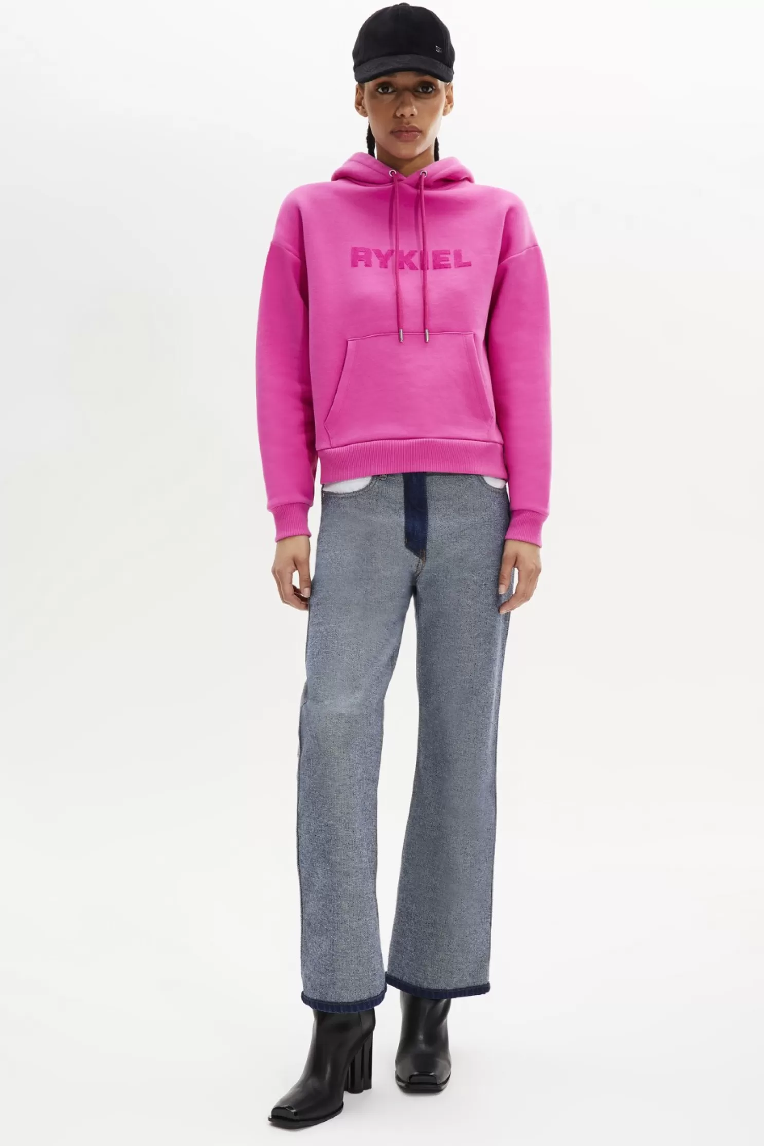 Cheap Sonia Rykiel Sweat A Capuche A Manches Longues Rose / Rose