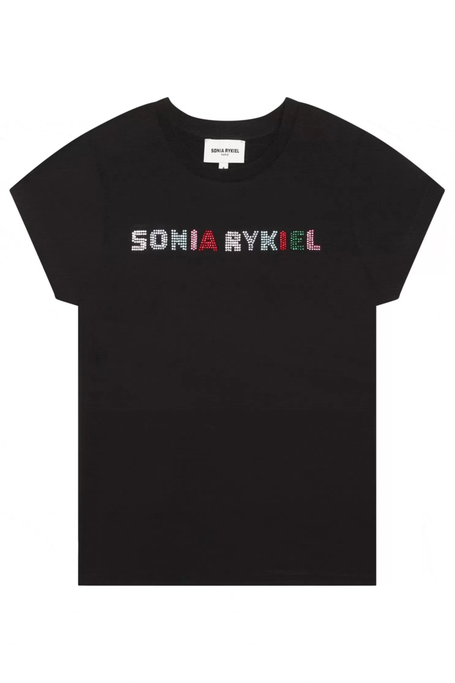 Sale Sonia Rykiel T-Shirt Logo Noir / Noir